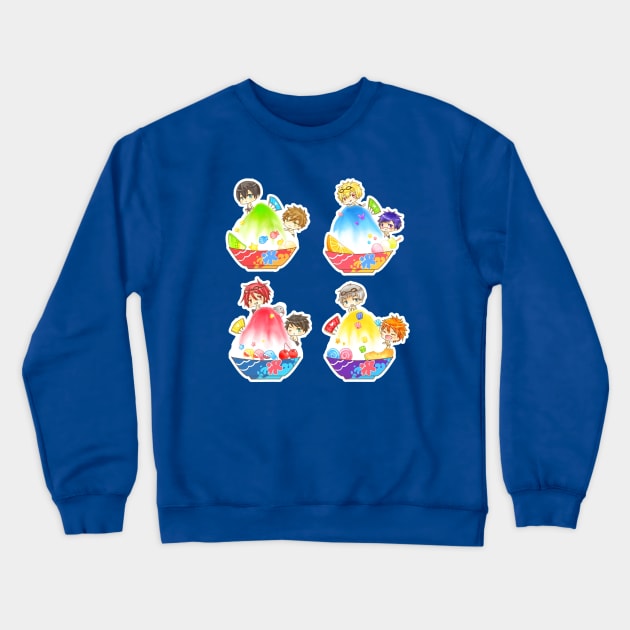 FREE Iwatobi Swimming club kakigori Crewneck Sweatshirt by candypiggy